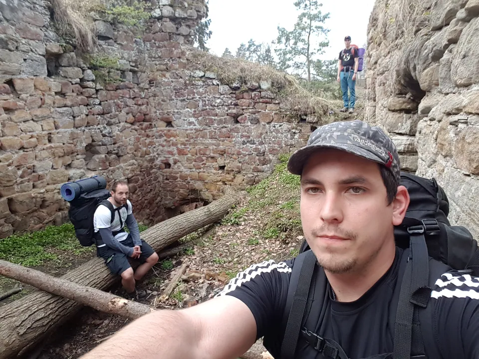 chudý hrádek - selfie
