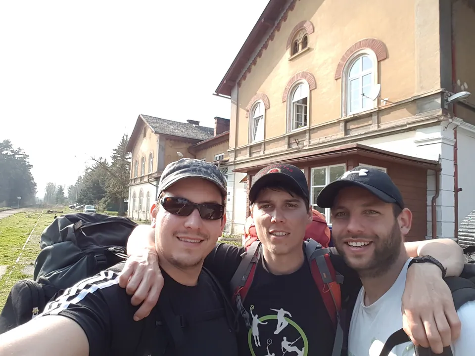 nádraží Zahrádky - selfie