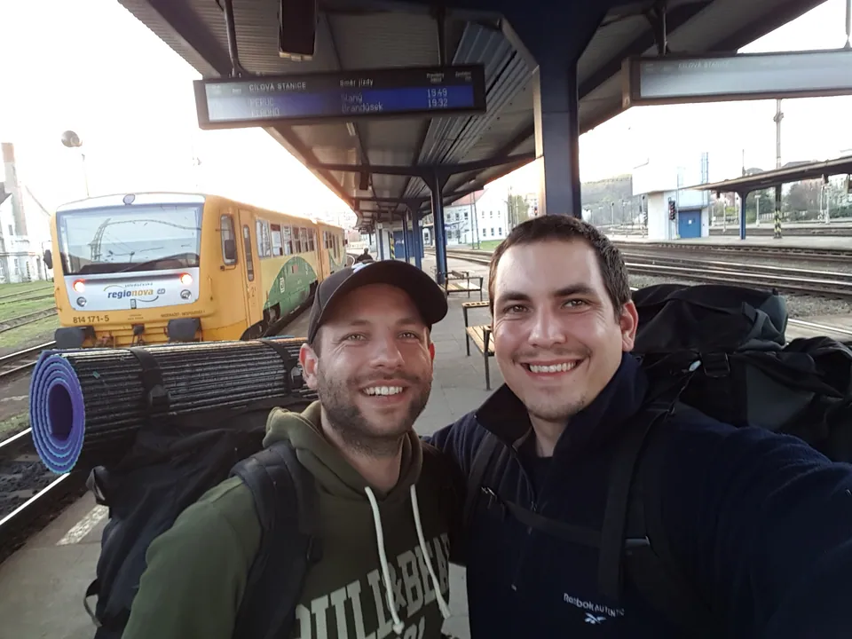 selfie - nádraží Kralupy