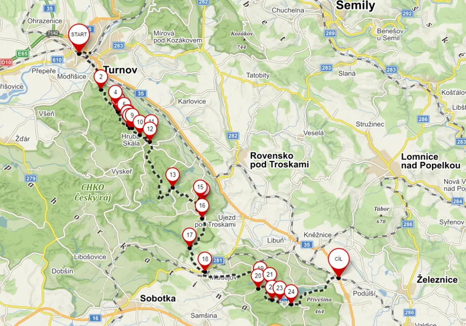 vandr s vonty vol.4 - český ráj trasa